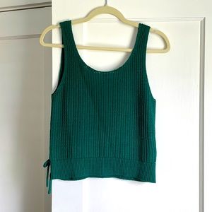 NWOT Vince green knit tank